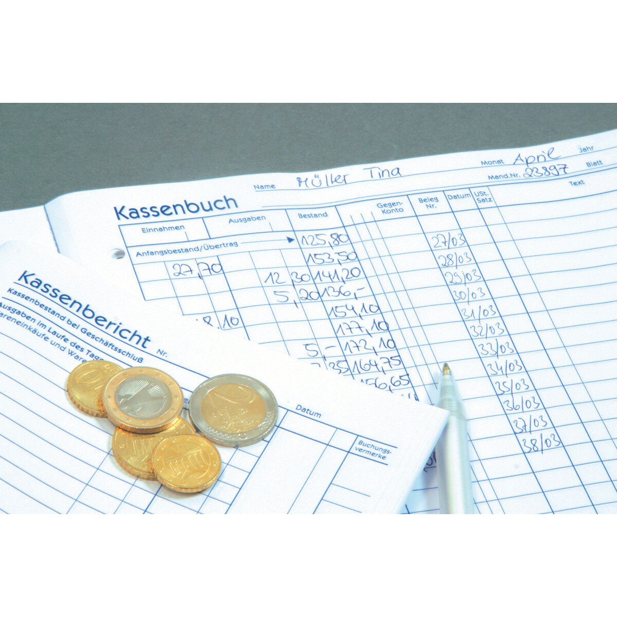 Avery Zweckform 305 Kassenbericht, A5, 50 Originale, 50 Blatt