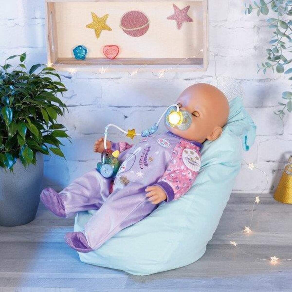 BABY born® Happy Birthday Interactive Magic Schnuller 43cm mit Licht- und Soundeffekten