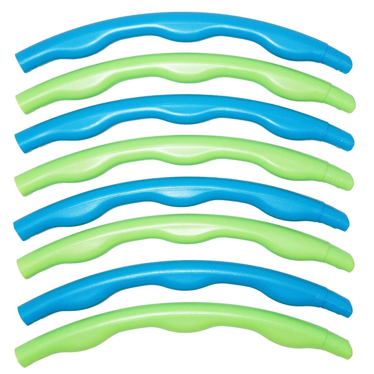 BEST Sport Fitnessreifen, steckbar 80cm, blau/grün