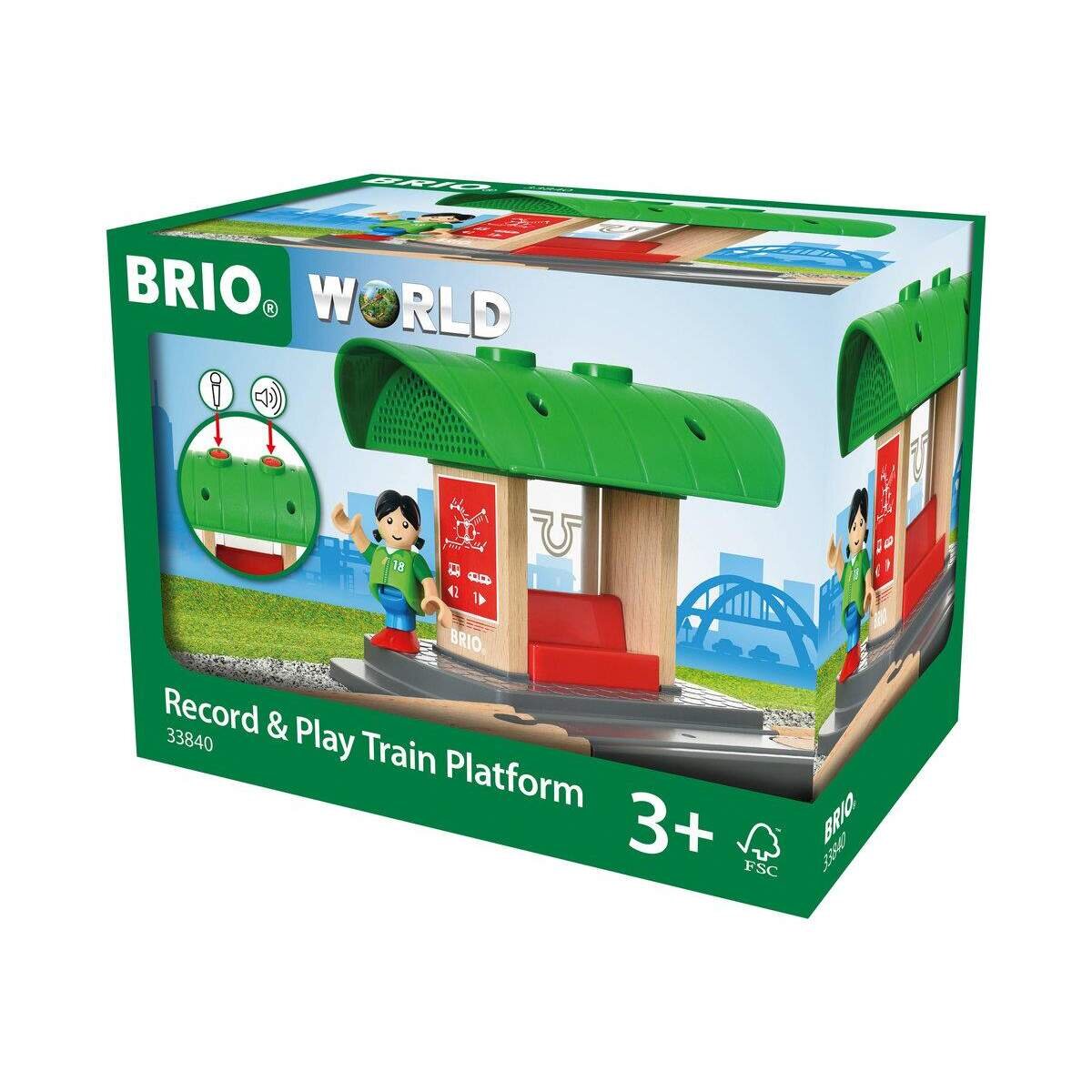 BRIO Bahnhof mit Aufnahmefunktion