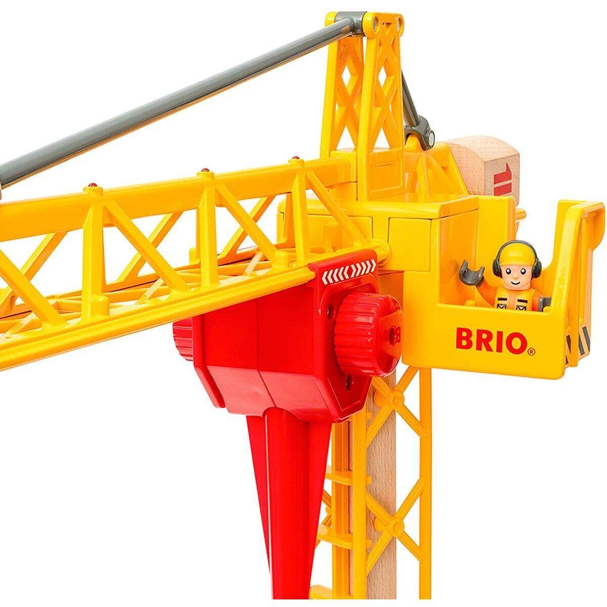 BRIO Großer Baukran mit Licht
