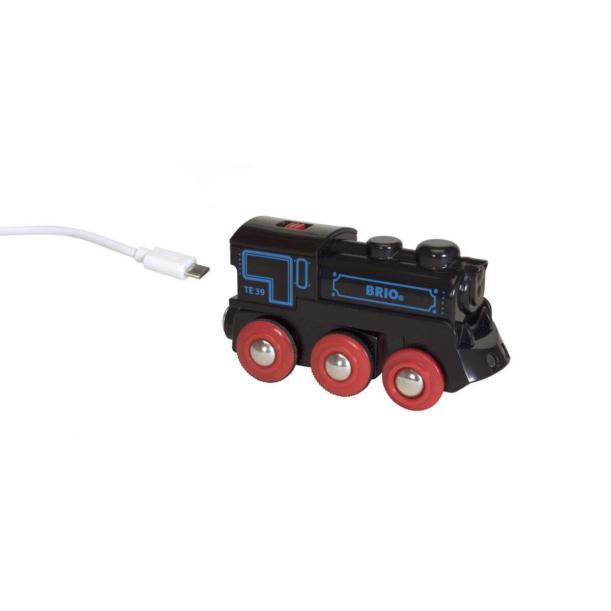 BRIO Schwarze Akku-Lok mit Mini-USB
