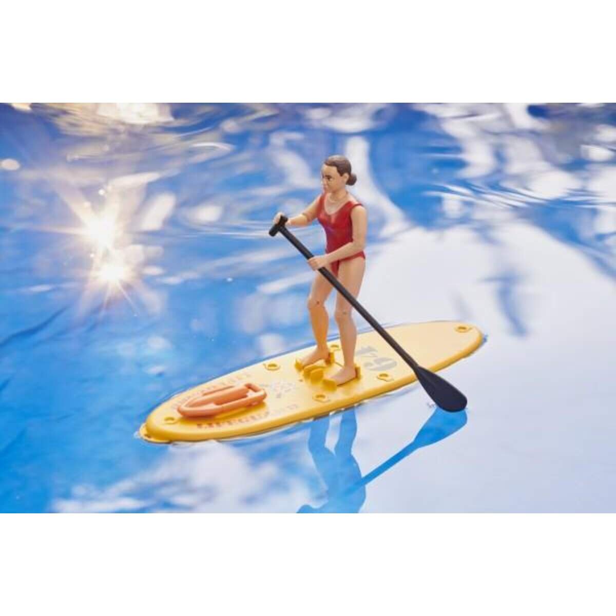 BRUDER® 62785 bworld Life Guard mit Stand up Paddle