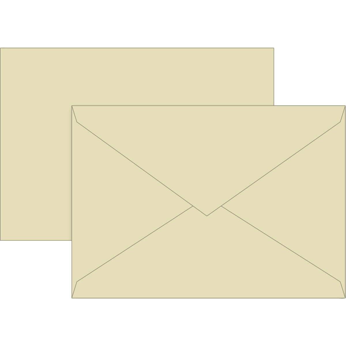 BRUNNEN Briefumschlag chamois B6, 10 Stück