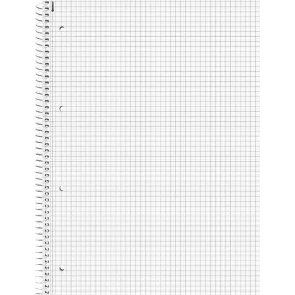 BRUNNEN Collegeblock Pastell, A4, kariert, Lineatur 28, 1 Stück, 2-fach sortiert