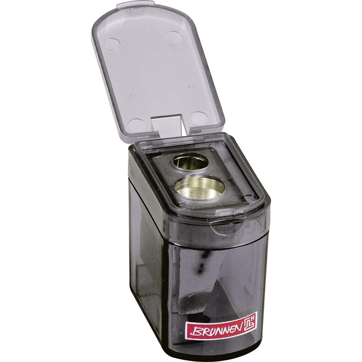 BRUNNEN Dosenspitzer Klicki schwarz / onyx