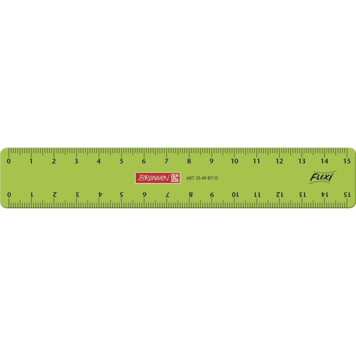 BRUNNEN Flexi-Lineal, 15cm, sortiert