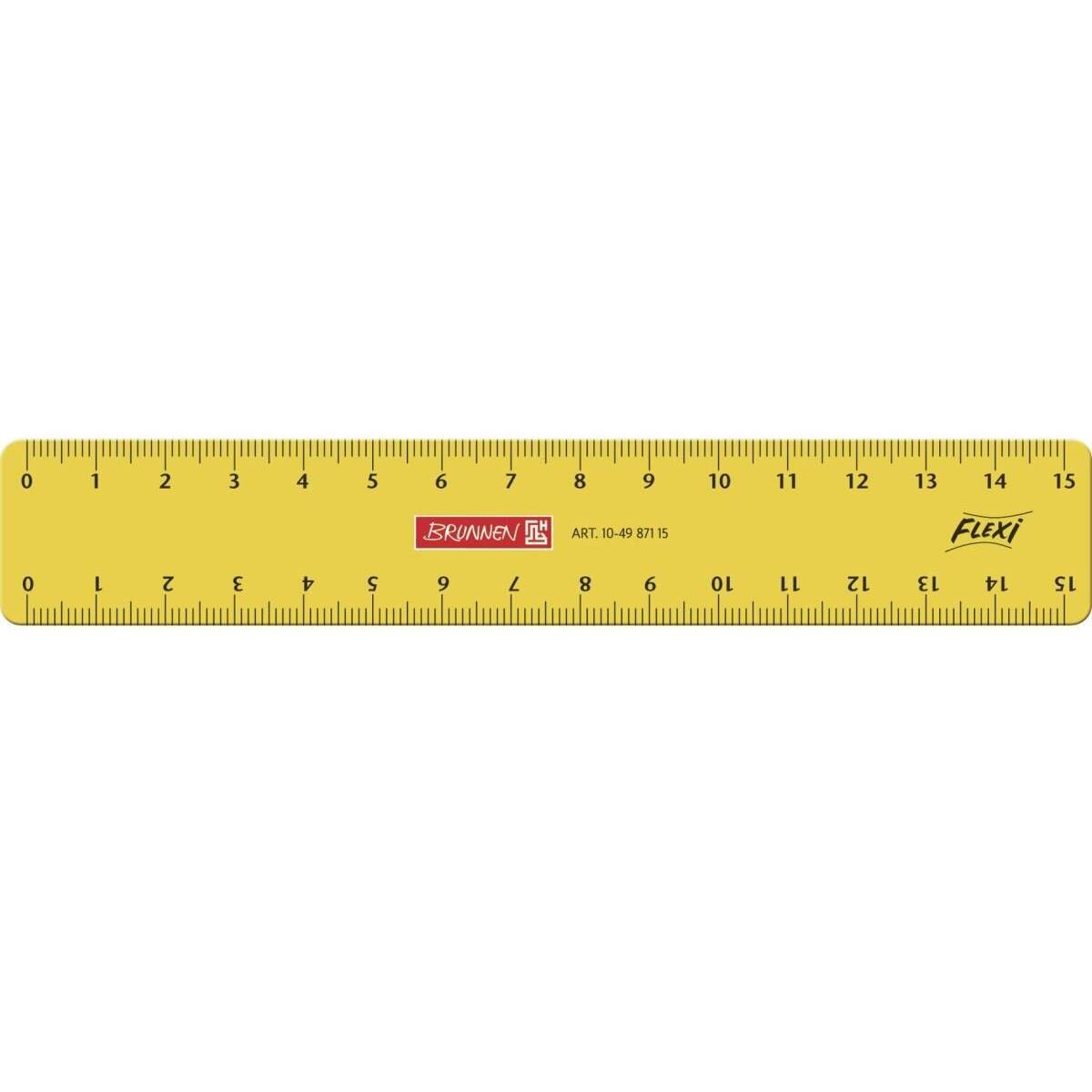 BRUNNEN Flexi-Lineal, 15cm, sortiert