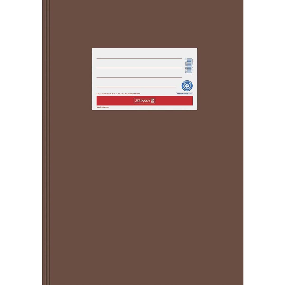 BRUNNEN Hefthülle A4, Papier extrastark, braun