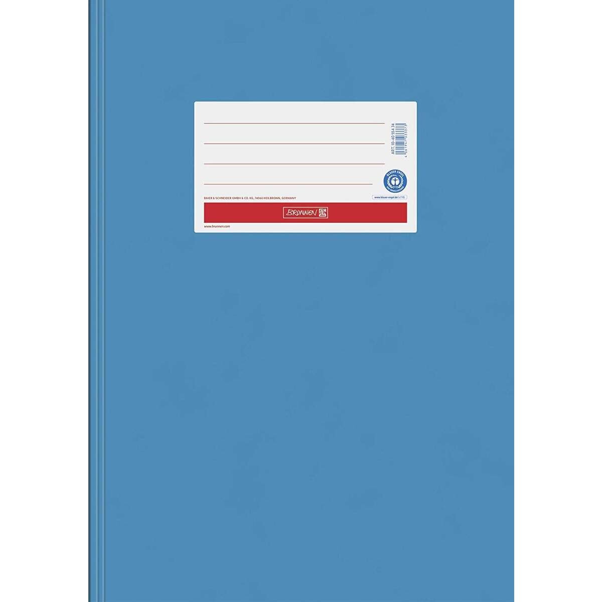 BRUNNEN Hefthülle A5, Papier extrastark, Mittelblau