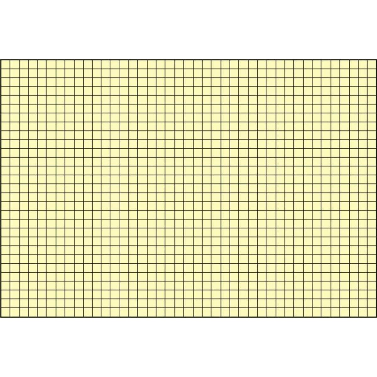 BRUNNEN Karteikarte A6 kariert gelb 100 Stück