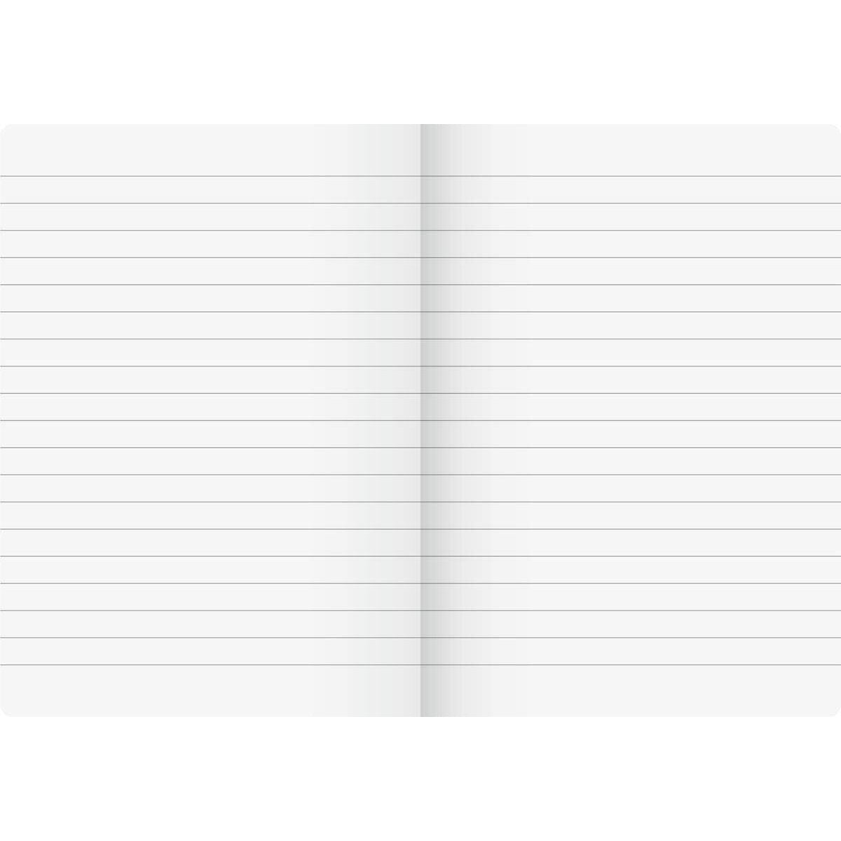 BRUNNEN Kladde FACT!plus Premium A6 liniert schwarz