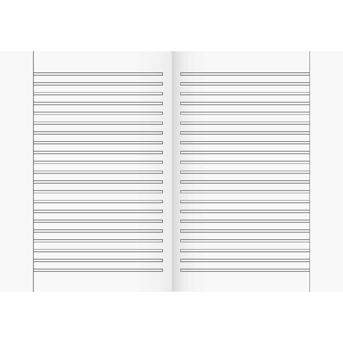 BRUNNEN Schulheft A4, liniert, Lineatur 3R, 16 Blatt