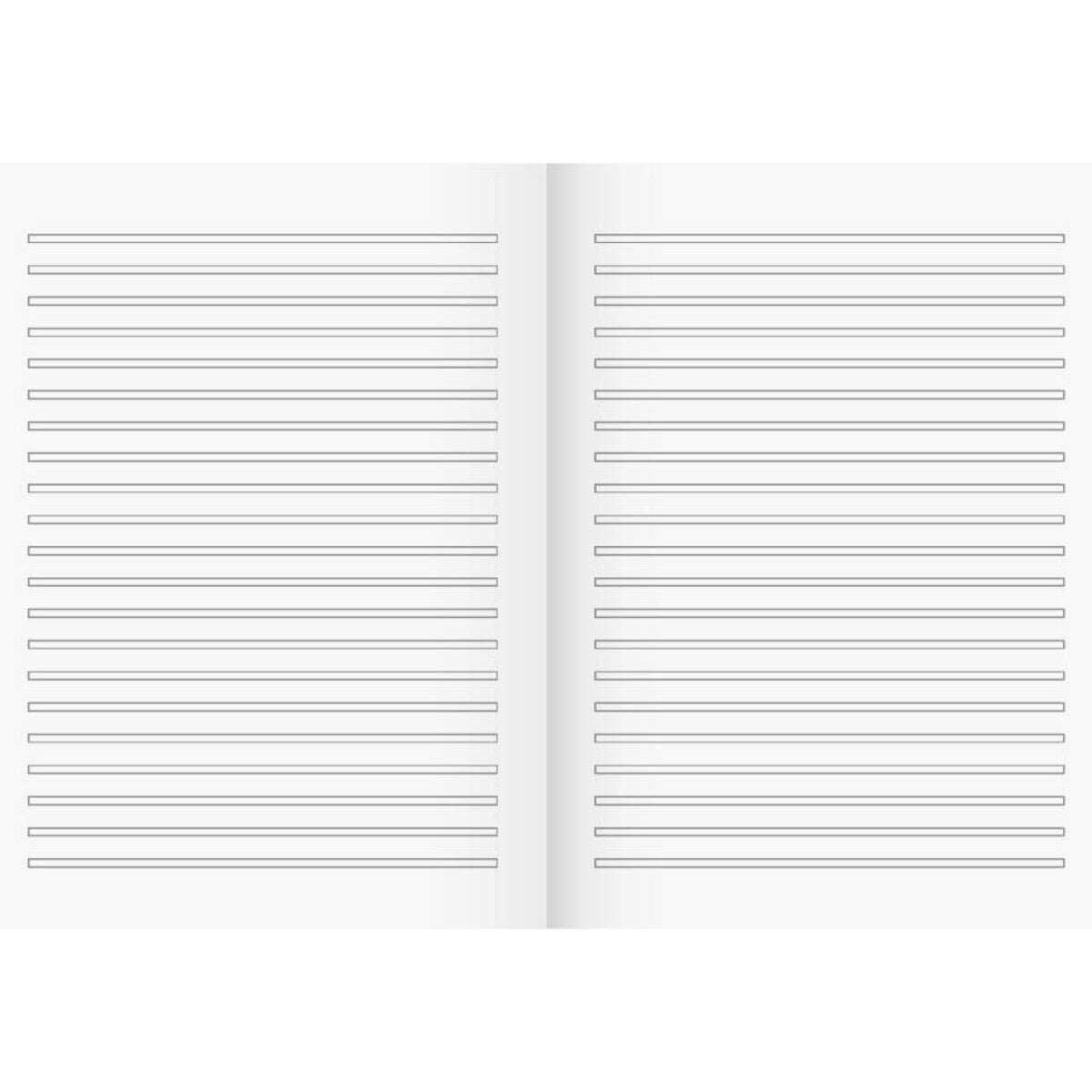 BRUNNEN Schulheft A4, liniert, Lineatur 3, 16 Blatt
