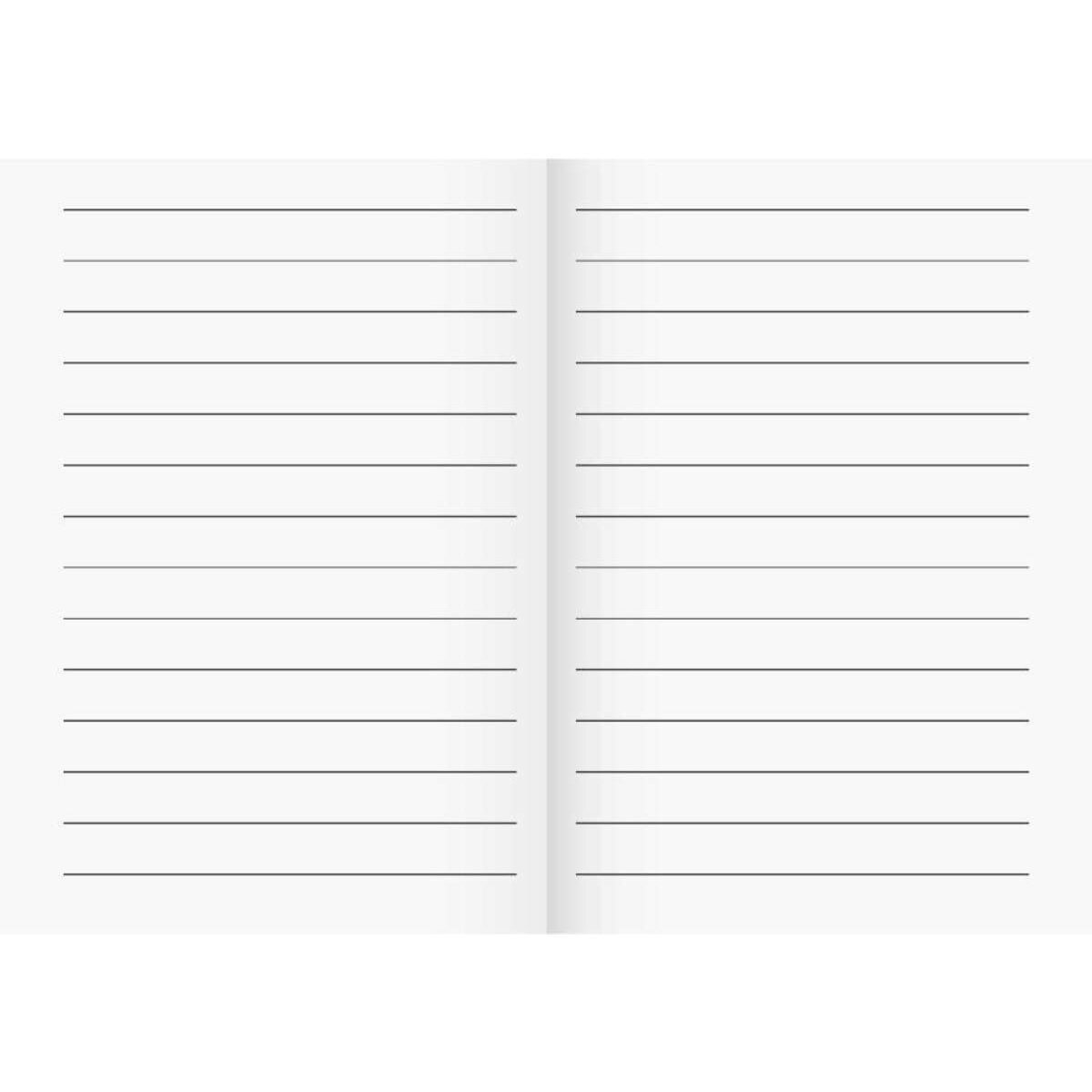 BRUNNEN Schulheft A5, liniert, Lineatur 4, 16 Blatt