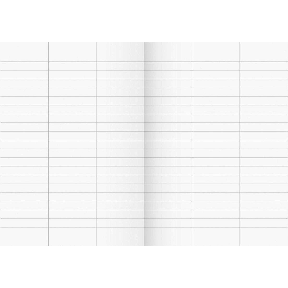 BRUNNEN Vokabelheft A4 liniert, mit 2 Teilungslinien, Lin. 54, 1 Stück sortiert