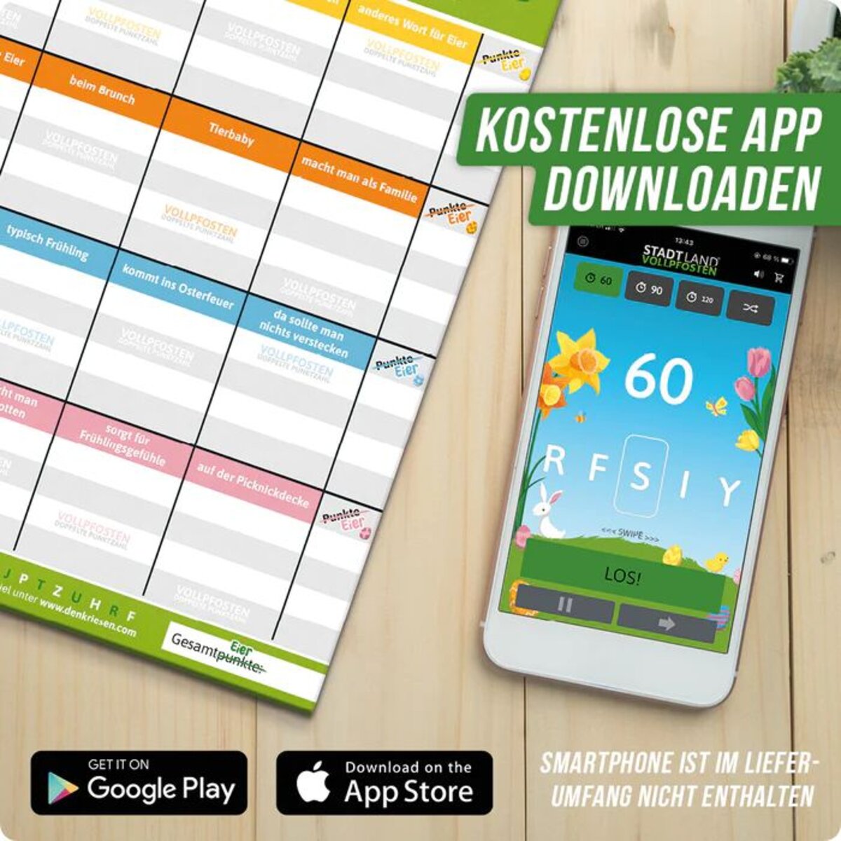 Denkriesen Stadt Land Vollpfosten - Oster Edition "Volle Möhre"