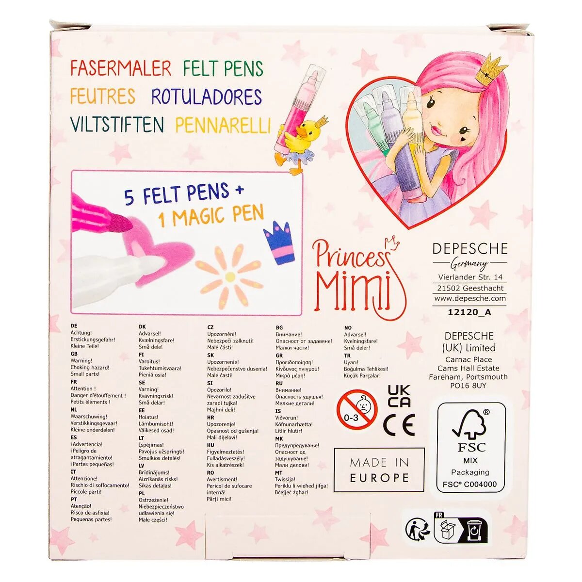 Depesche Princess Mimi Magische Filzstifte