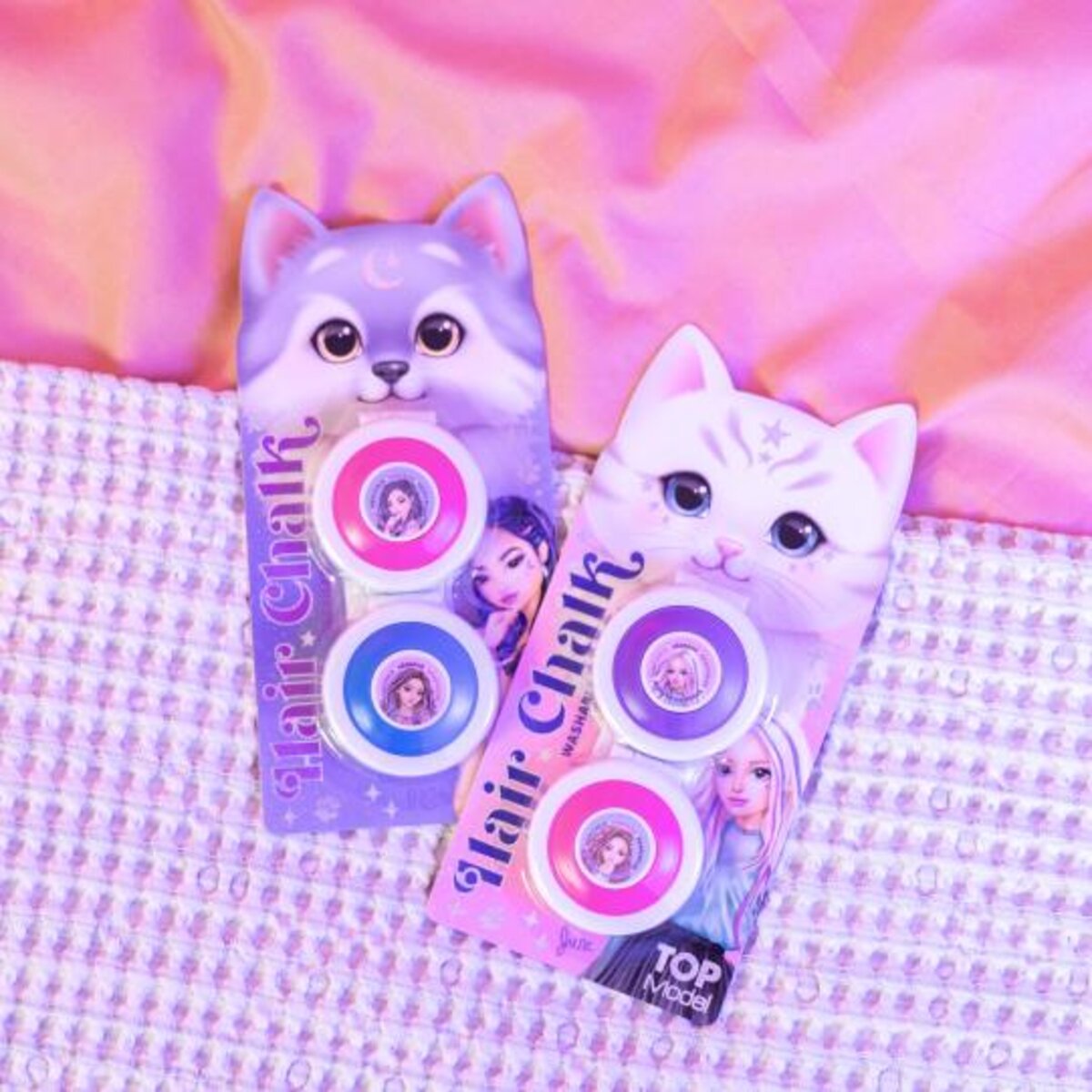 Depesche TOPModel Haarkreideset BEAUTY and ME, 2-fach sortiert