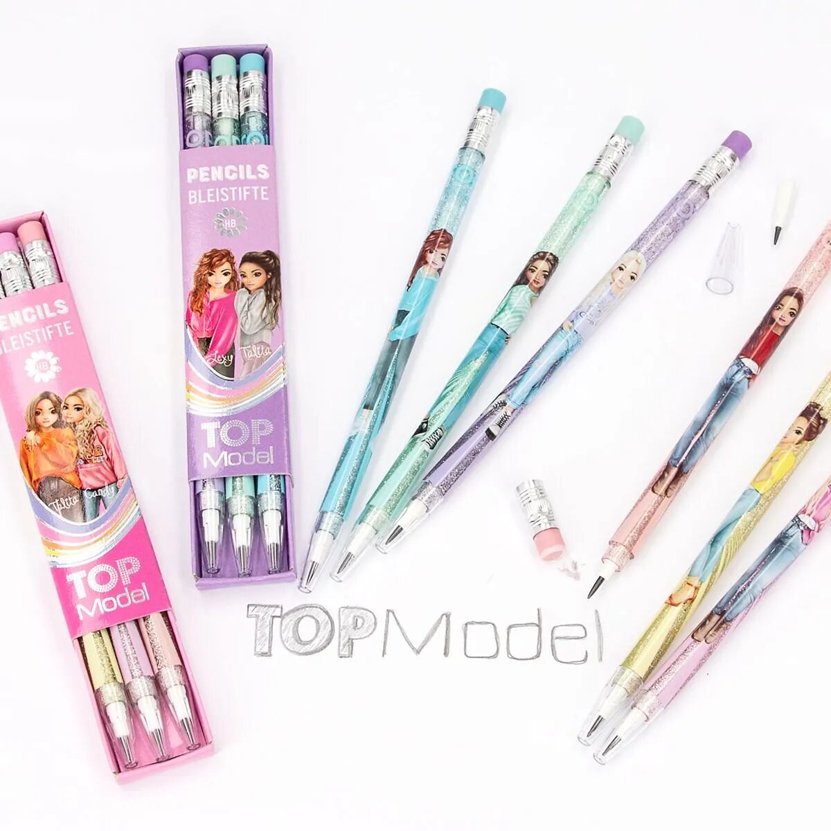 Depesche TOPModel Steckbleistift-Set, 1 Set, 2-fach sortiert