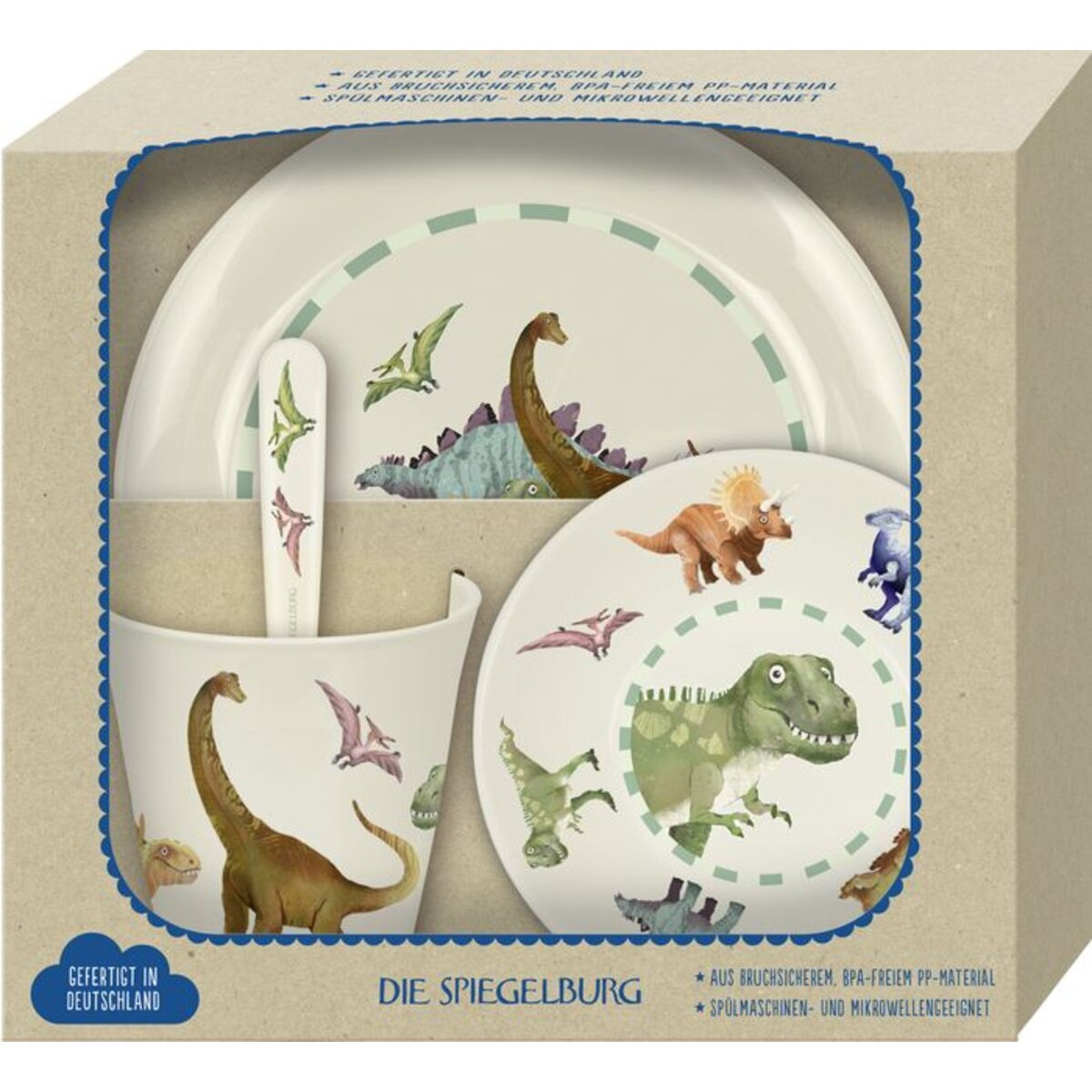 Die Spiegelburg Geschirr Geschenkset - Dino Friends