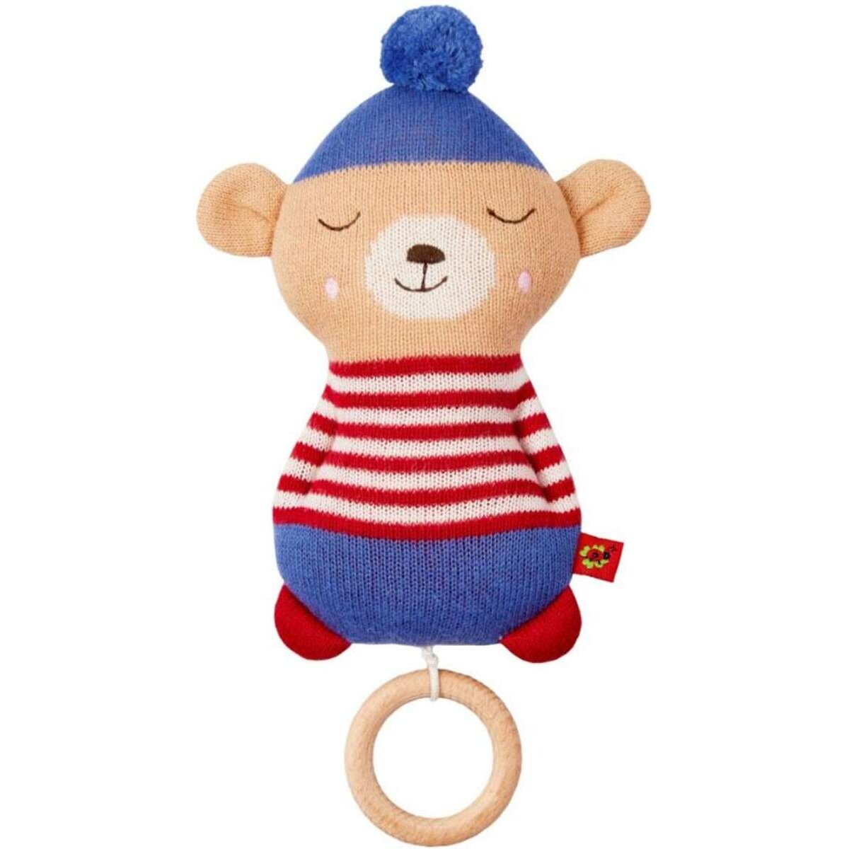 Die Spiegelburg Strick-Spieluhr Teddy BabyGlück