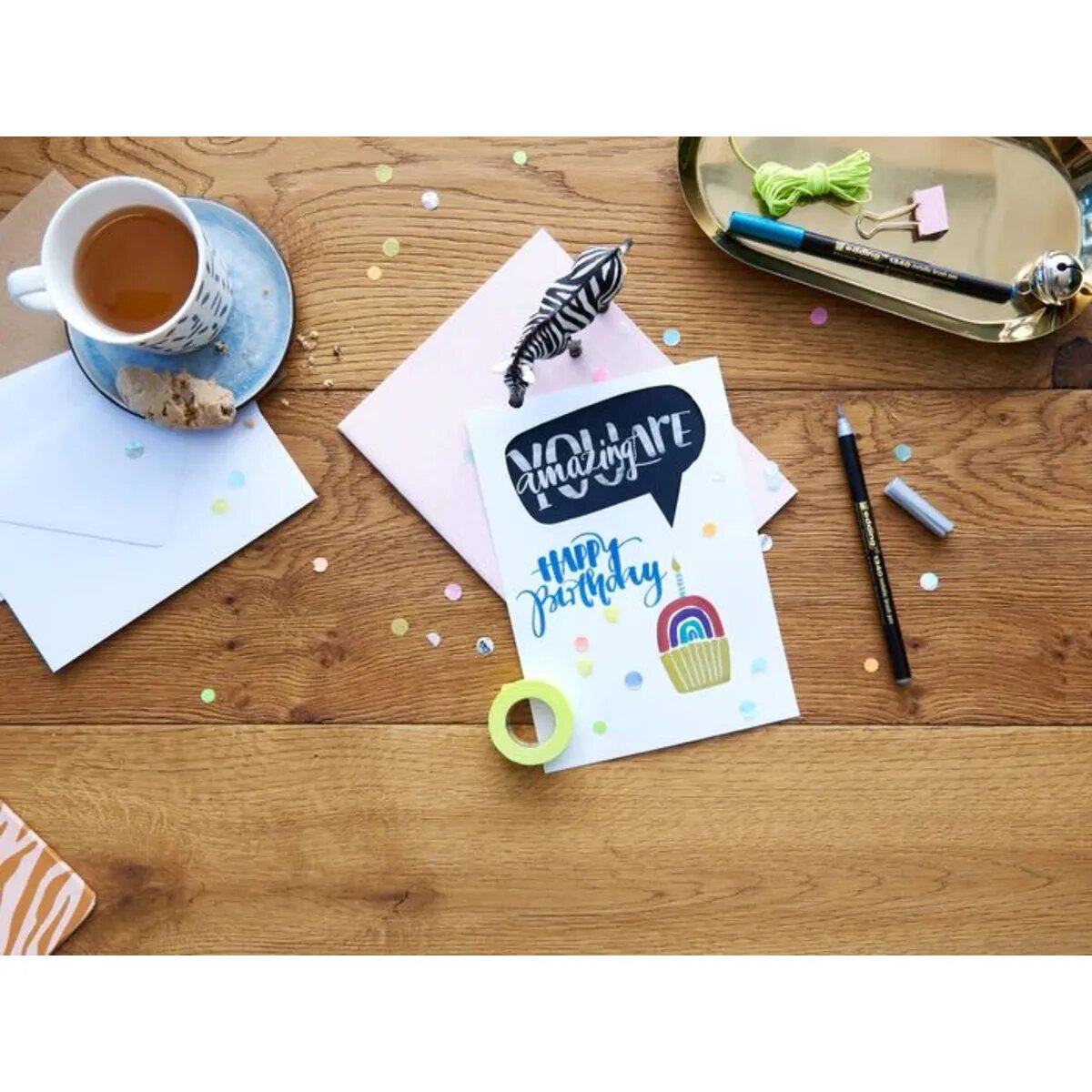 edding Happy Lettering Set 9 Teile