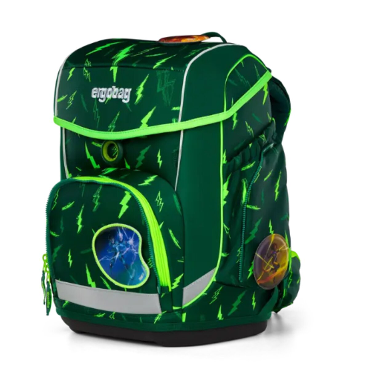 ergobag CUBO Schulrucksack-Set Bärtastisch, 5-teilig