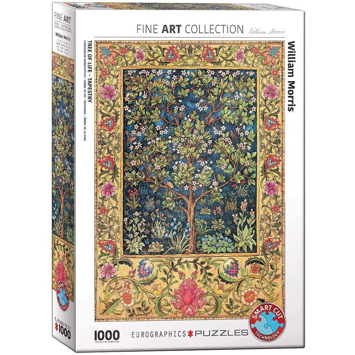 Eurographics Lebensbaum Wandteppich von William Morris, 1000 Teile