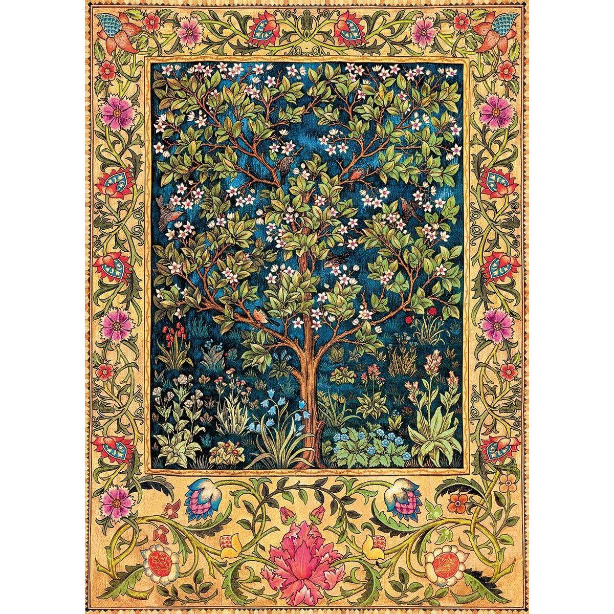 Eurographics Lebensbaum Wandteppich von William Morris, 1000 Teile