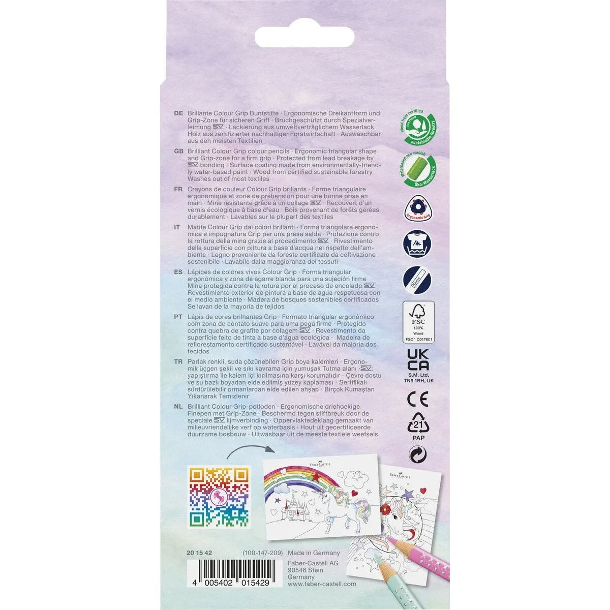 Faber-Castell Buntstifte Colour Grip Einhorn 10+3