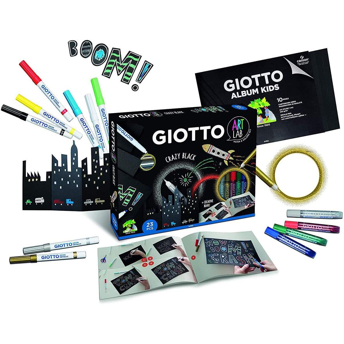 Giotto Kreatvset Art Lab Crazy Black