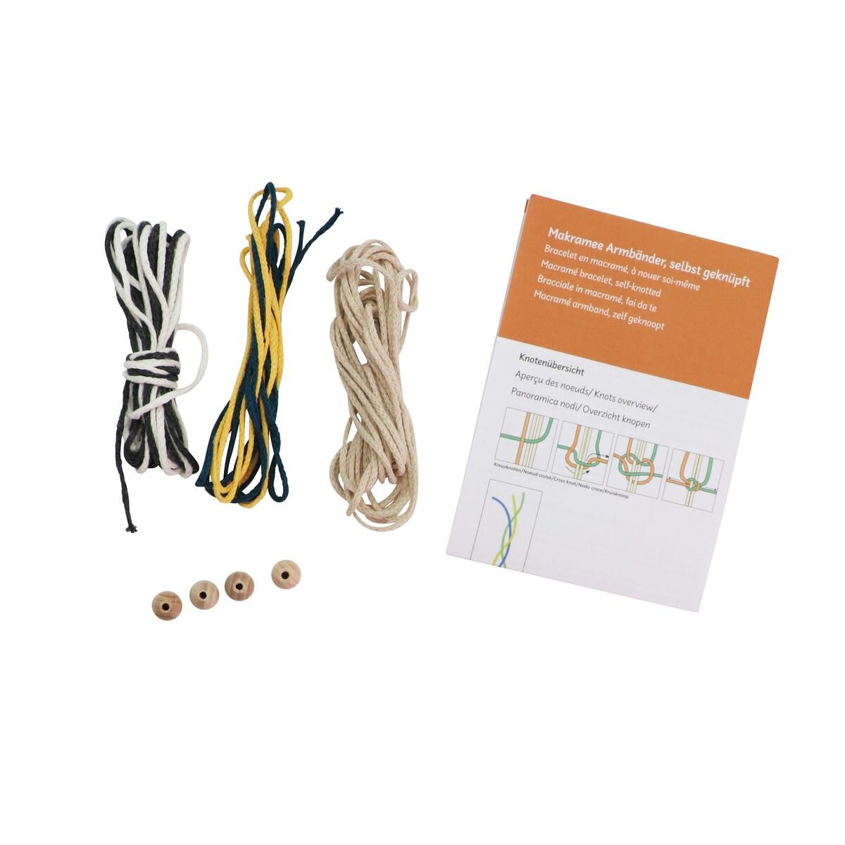 Glorex Bastelset Makramee Armbänder