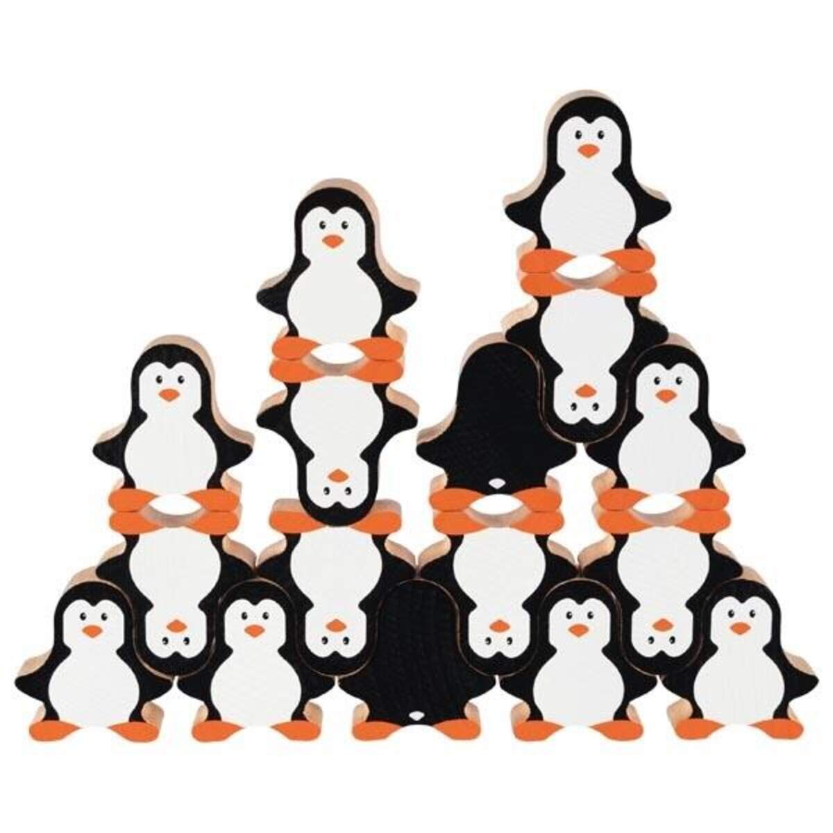goki Stapelfiguren Pinguine, 18 Stück