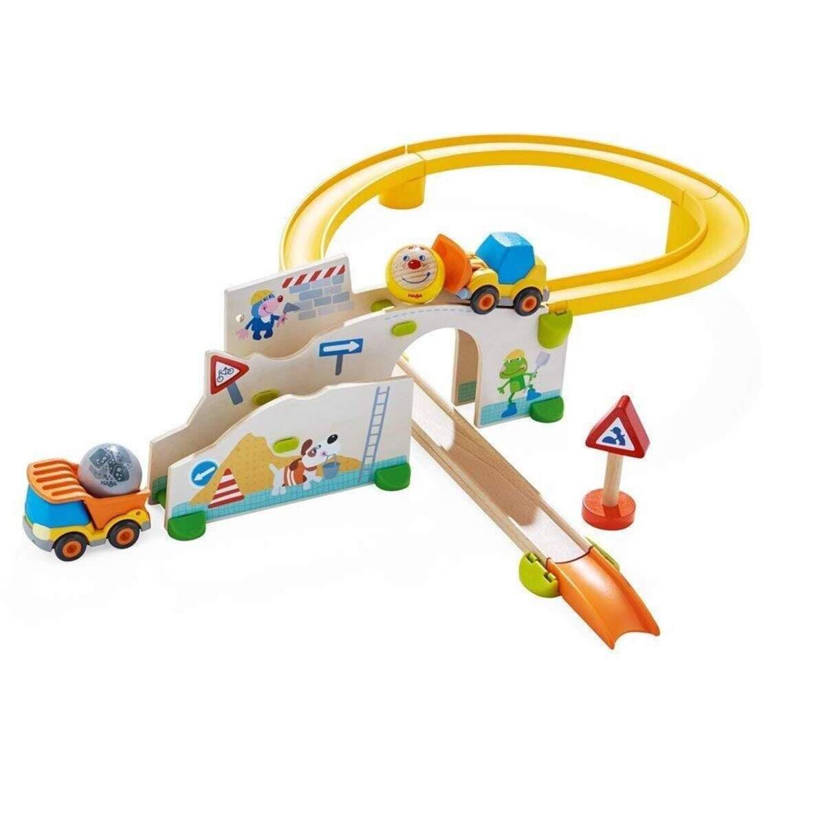 HABA 303081 Kullerbü Kugelbahn Auf der Baustelle Bahn