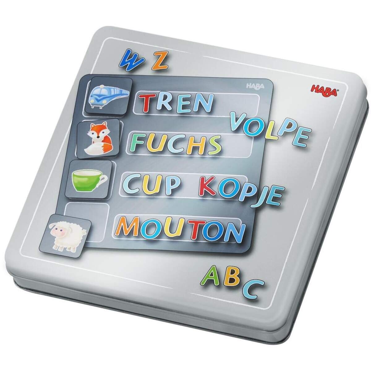 HABA 305049 Magnetspiel-Box Buchstaben