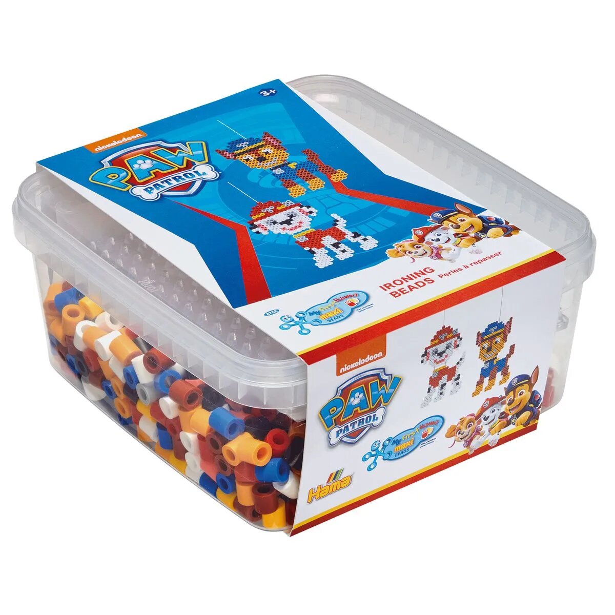 Hama Bügelperlen Maxi - Box mit Perlen und Stiftplatte - Paw Patrol