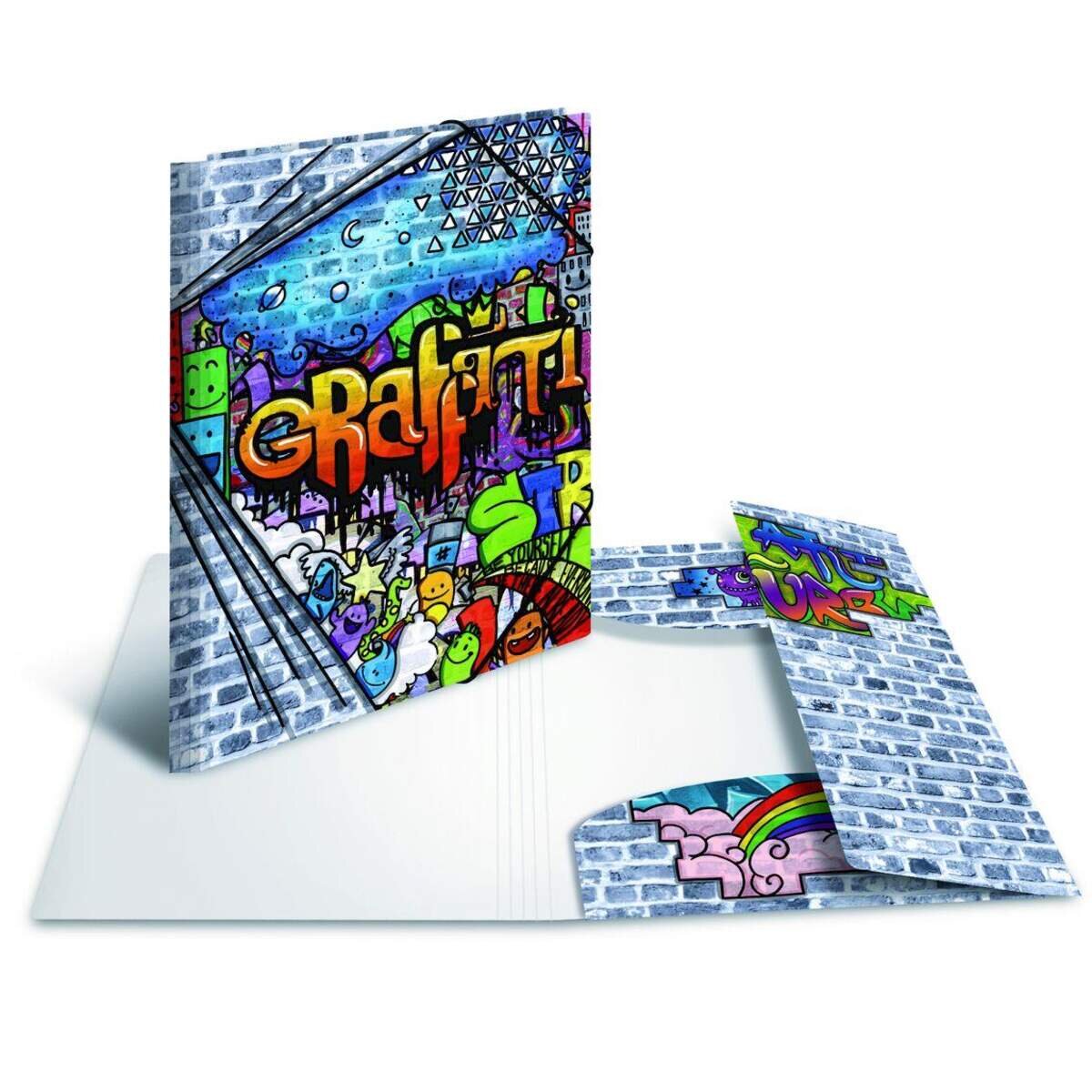 HERMA Sammelmappe A3,aus PP-Kunststoff, Graffiti