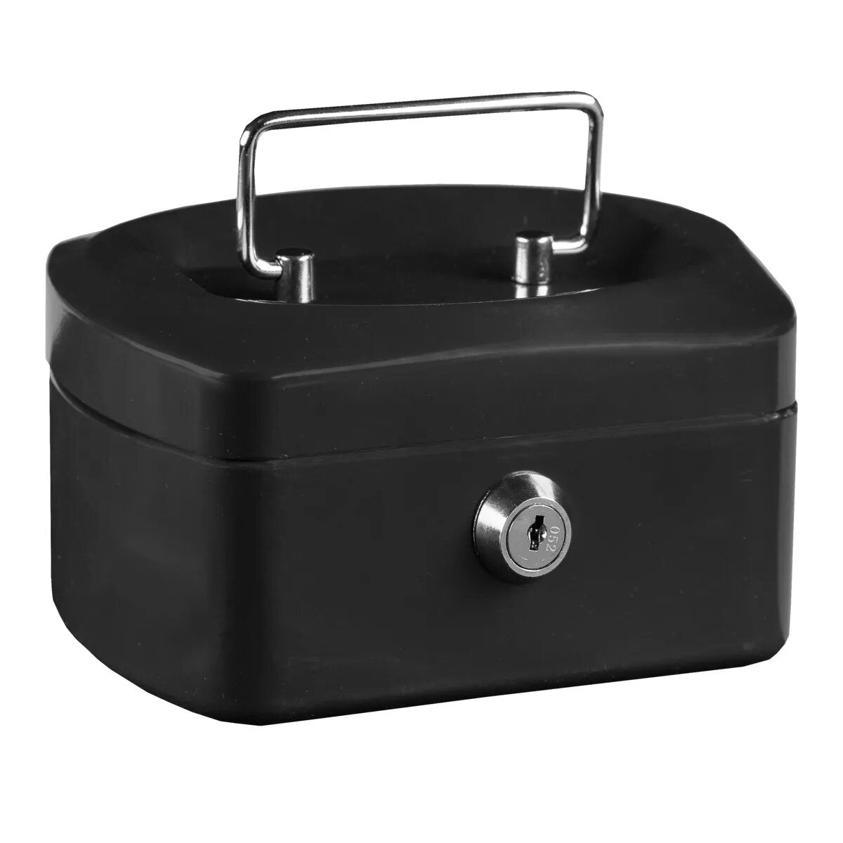 Idena Geldkassette 6", 155 x 120 x 90 mm, schwarz