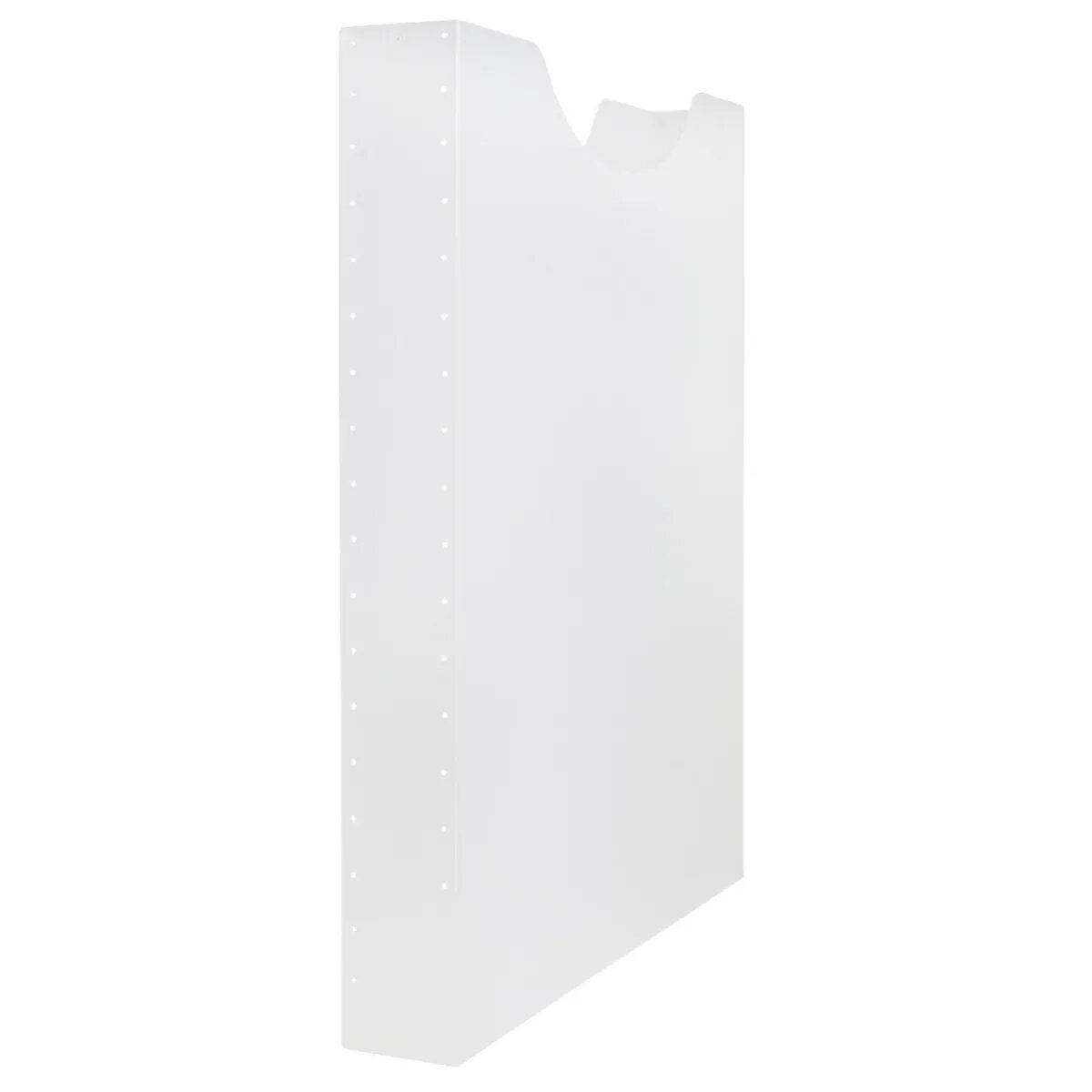 Idena Heftbox A4, transparent, hoch, Füllhöhe 4 cm