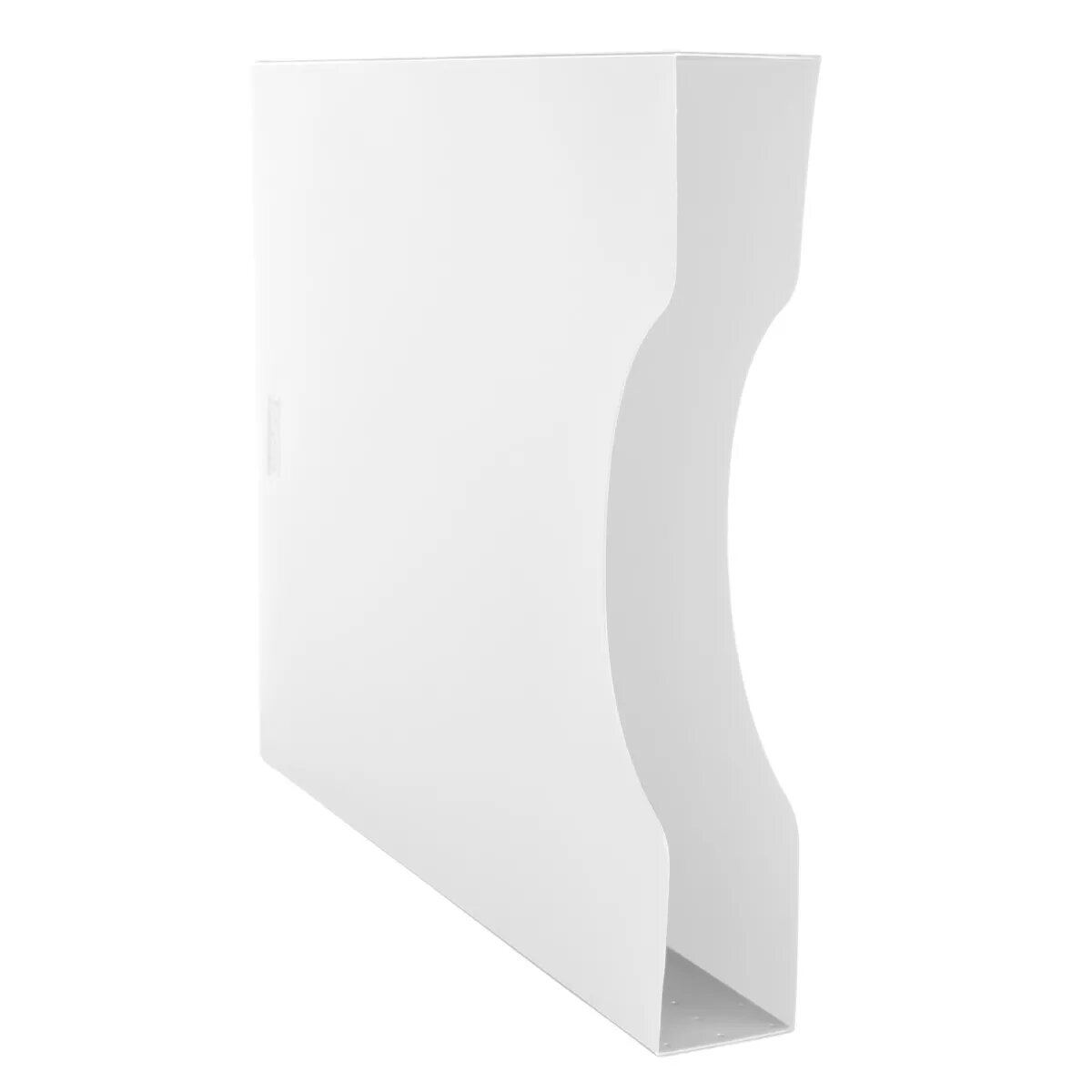Idena Heftbox A4, transparent, hoch, Füllhöhe 4 cm