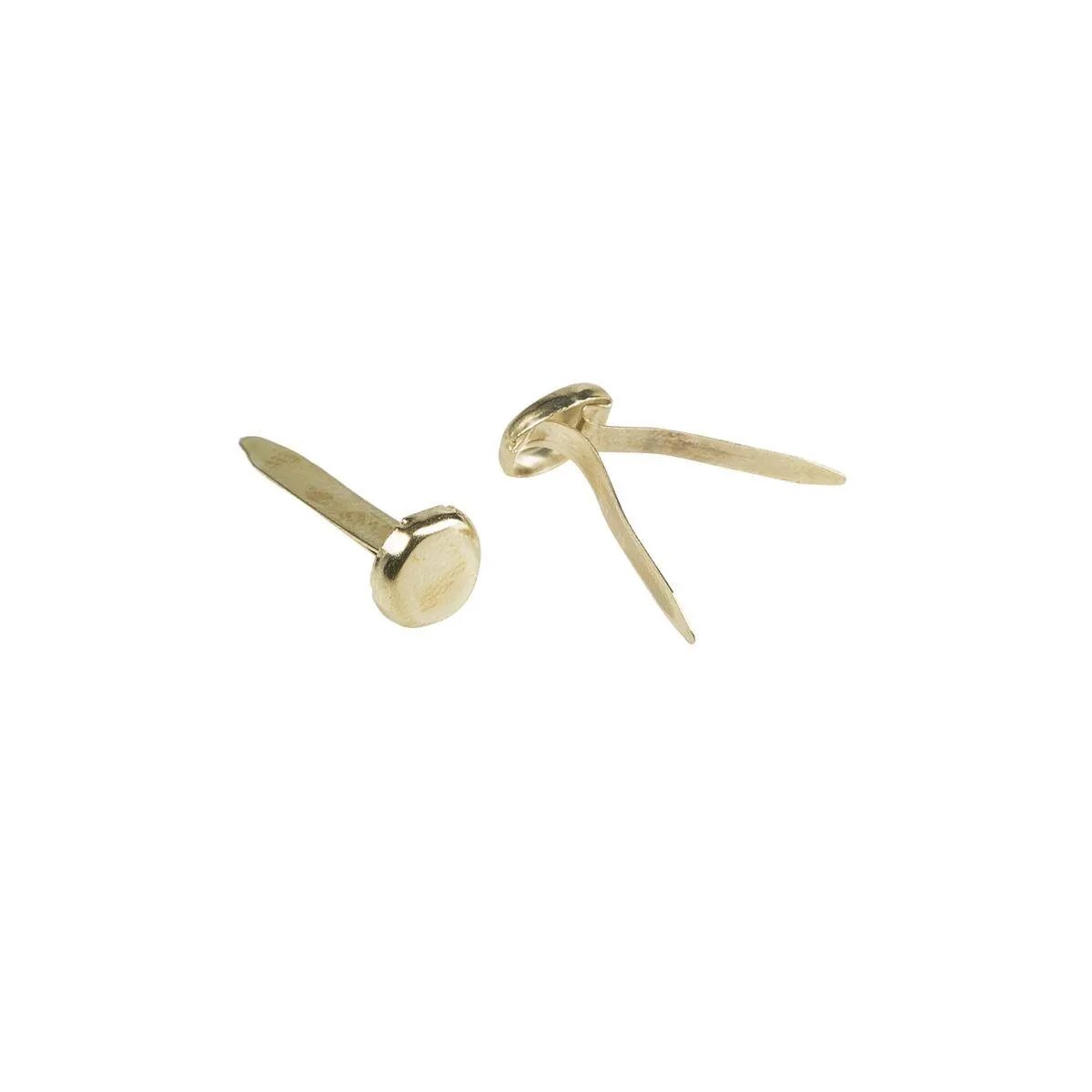 Idena Musterklammern, 80 Stück, vermessingt