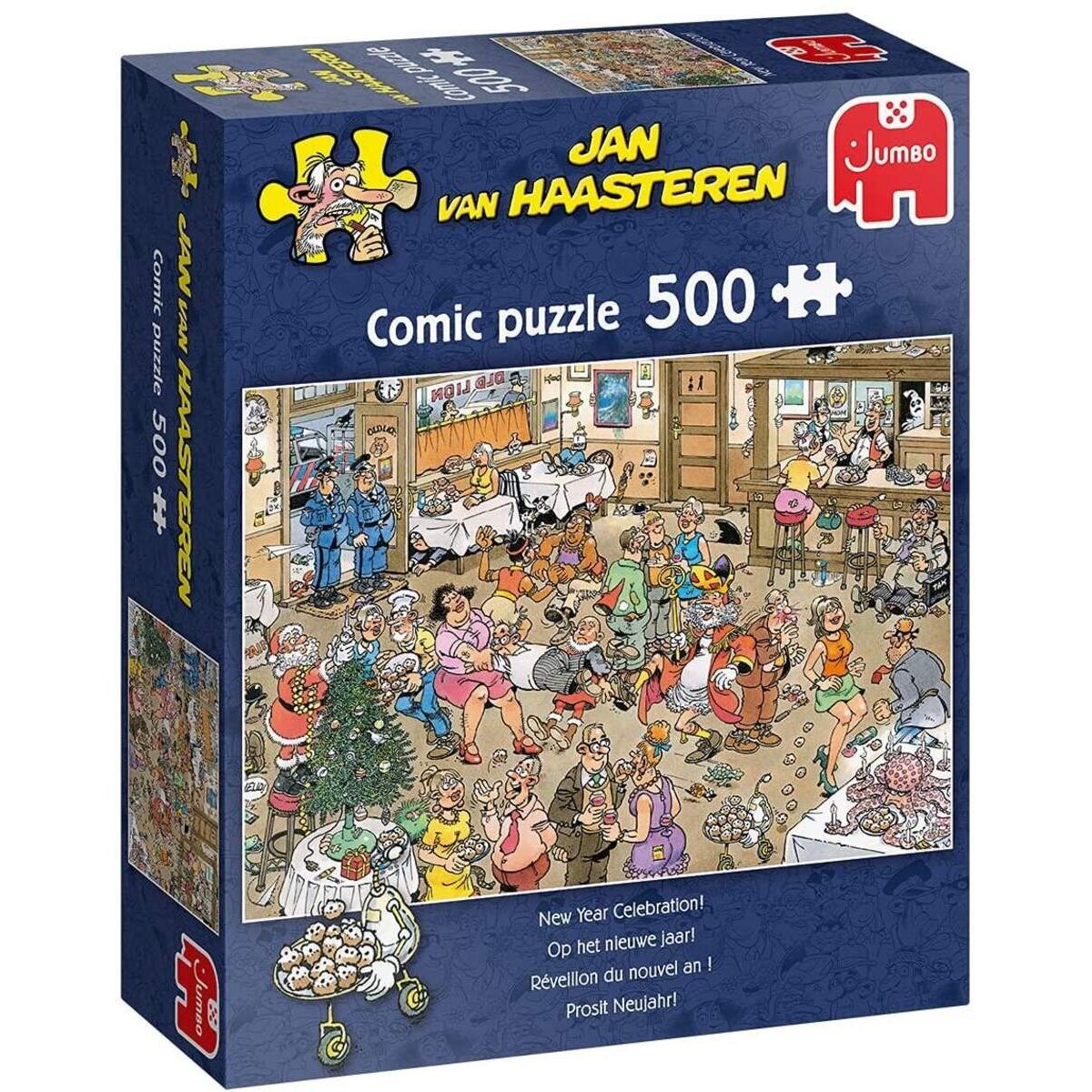 Jumbo Spiele Puzzle - Jan van Haasteren: Prosit Neujahr!, 500 Teile