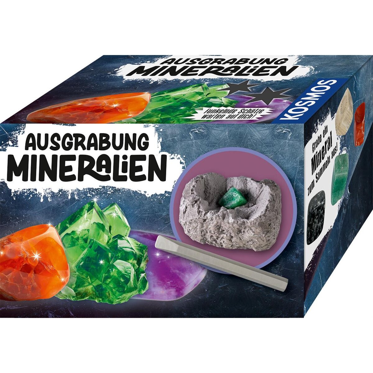 KOSMOS Ausgrabungsset Mineralien, sortiert