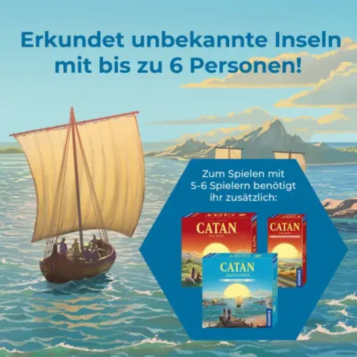 KOSMOS CATAN Seefahrer 5-6 Personen Erweiterung