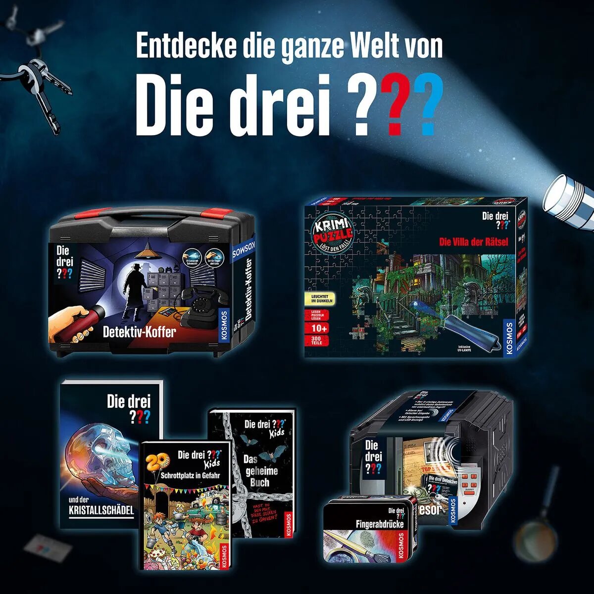 KOSMOS Die drei ??? Peilsender