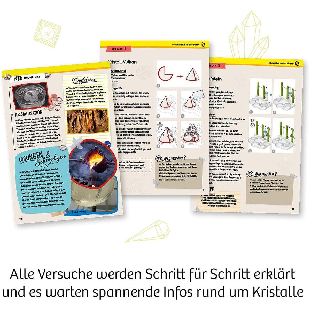 KOSMOS Kristall-Labor Experimentierkasten für Kinder