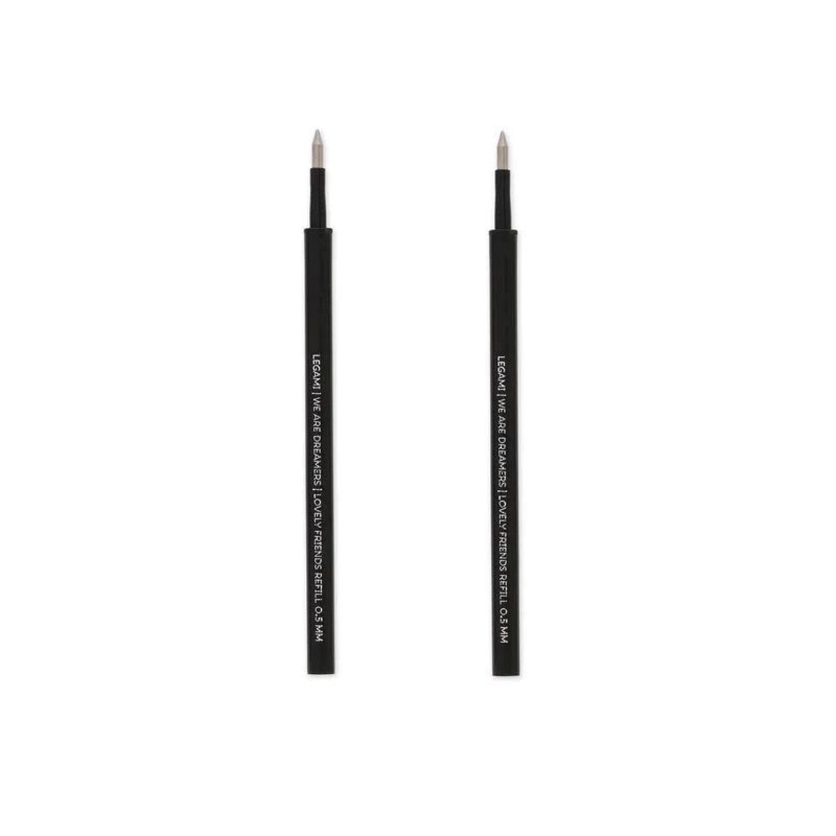 Legami Set mit 2 Ersatzpatronen für Gelstift - Lovely Friends Schwarz