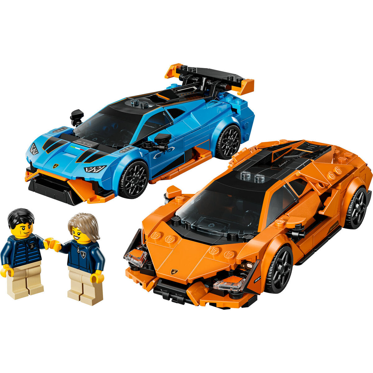 LEGO® Speed Champions 77238 Lamborghini Revuelto und Huracán STO