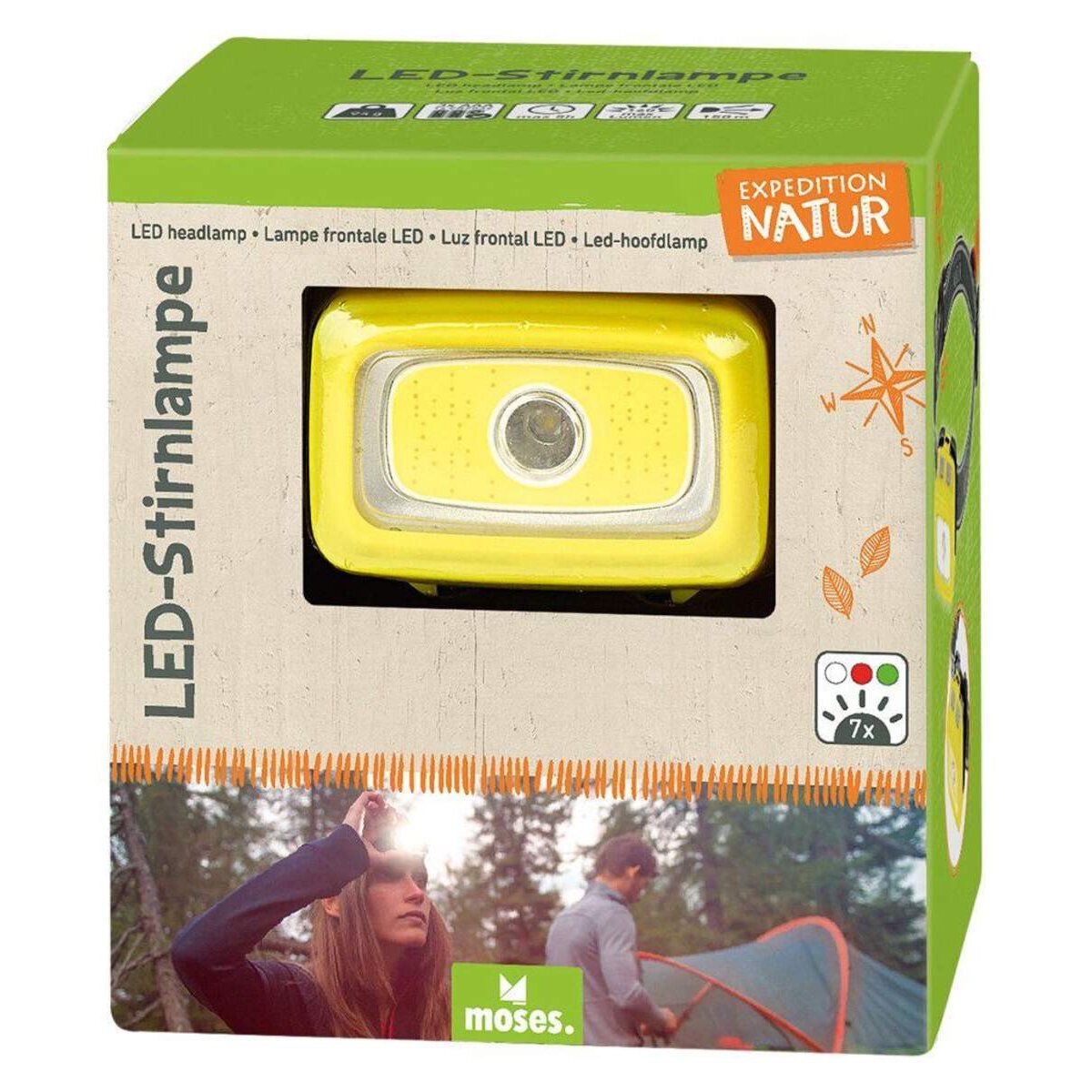moses. Expedition Natur LED-Stirnlampe